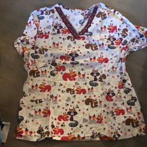 Dickies brand scrub top
